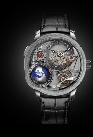 ساعة "جي إم تي إرث" من Greubel Forsey: نظرة بتقنية 360 درجة
