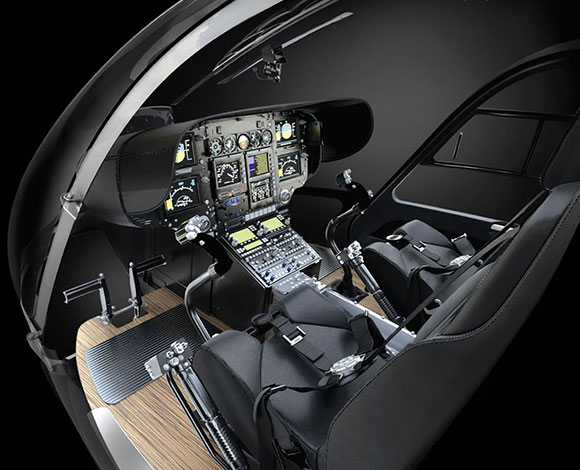 هيليكوبتر Airbus EC145 الفاخرة مع لمسة من مرسيدس بينز