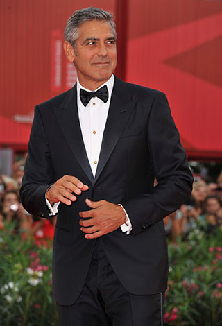 جورج كلوني يختار أرماني لتصميم بذلة زفافه 