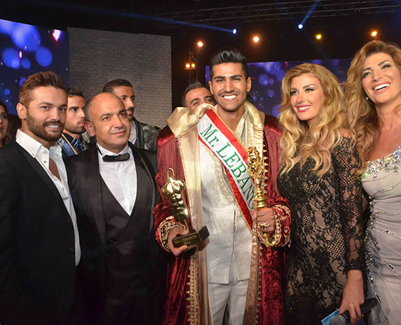 ربيع الزين ملكاً على عرش الجمال اللبناني لعام 2014