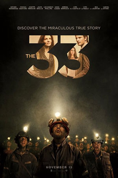 "The 33" فيلم عمال المناجم المحتجزين