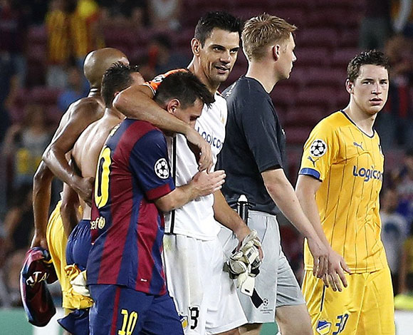 برشلونة يفوز على ابويل نيقوسيا ضمن منافسات دوري الابطال