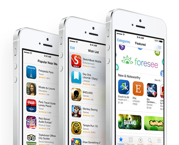 تحميل برامج الايفون بطريقة مجانية على نظام iOS 7 وهواتف ايفون 5 اس