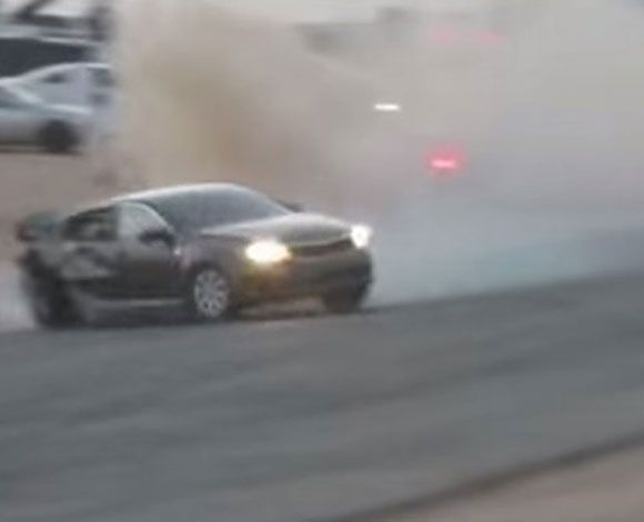 حادث تفحيط عنيف وفوضى عارمة في السعودية... بالفيديو