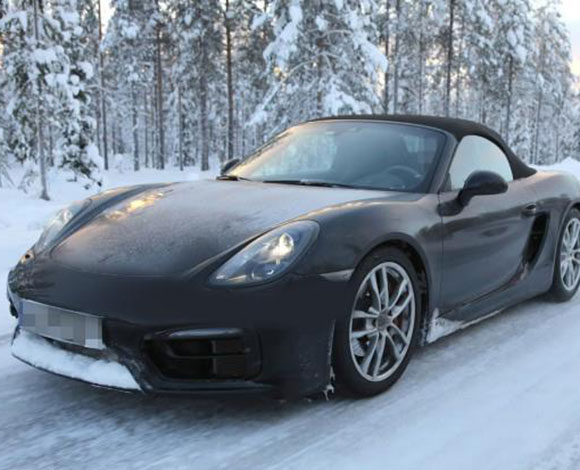 صور تجسسية لسيارة بورش بوكستر GTS 2014