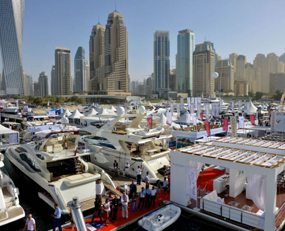 معرض دبي العالمي للقوارب 2015 يجمع اكثر من الفخامة