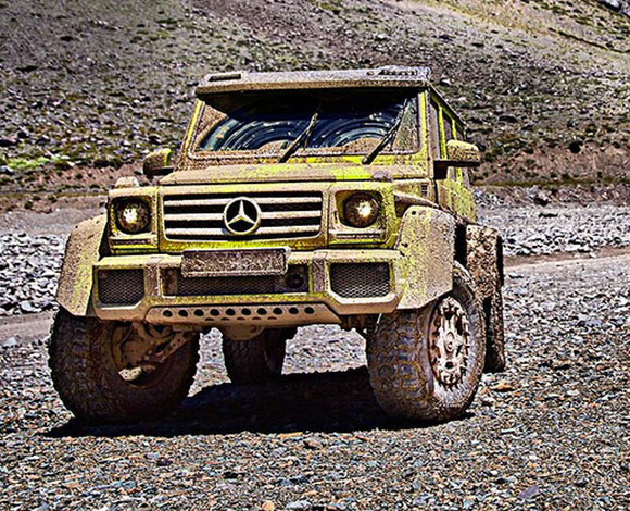 "مرسيدس G500 4x4²" تفاجئ العالم بجبروتها