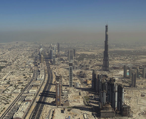مدينة دبي تحتل المرتبة الأولى كأجمل مدينة من السماء