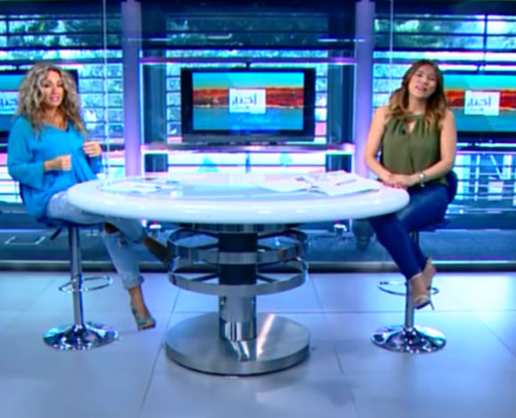 بالفيديو: هذا ما حصل مع مذيعة لبنانيّة على الهواء