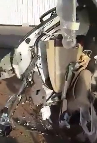 شاهد بالفيديو أعنف حادث سير في السعودية