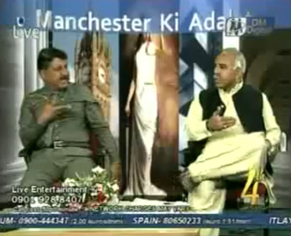 بالفيديو: ذعر واشتباك بالأيدي بين ضيفين على الهواء