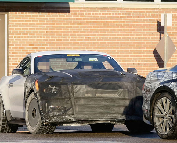 صور تجسسية لسيارة فورد موستانغ GT350 موديل 2015