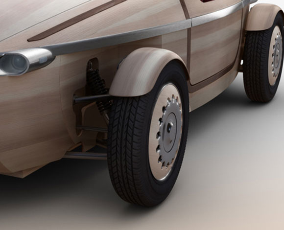 تويوتا تصنّع أول سيارة خشبية من دون مسامير