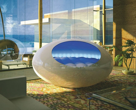 سرير Tranquility Pod مفهوم جديد للنوم والاسترخاء 