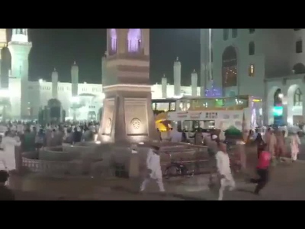 شاهد أول حافلة سياحية في المدينة المنورة