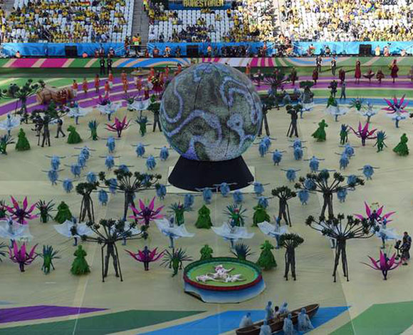 في كواليس الحفل الافتتاحي لكأس العالم 2014