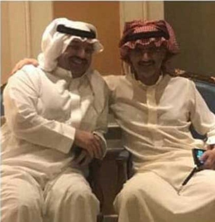 الظهور الأول للوليد بن طلال بعد خروجه من ريتز كارلتون