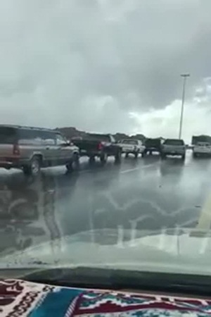 شاهد ما فعله الإعصار في المملكة