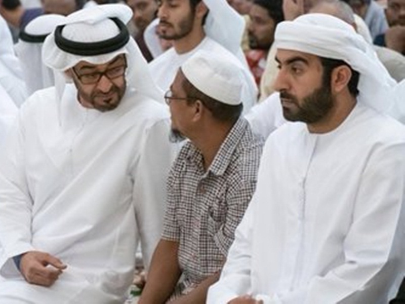 صورة الشيخ محمد بن زايد التي اجتاحت مواقع التواصل الاجتماعي