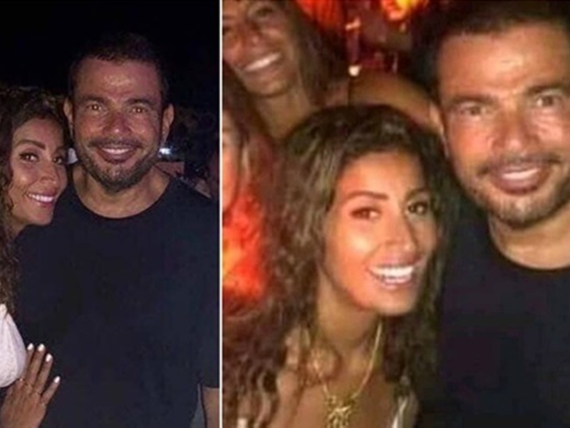 شاهد بالفيديو: دينا الشربيني ترقص على أغنية "أجمل عيون" في حفل عمرو دياب