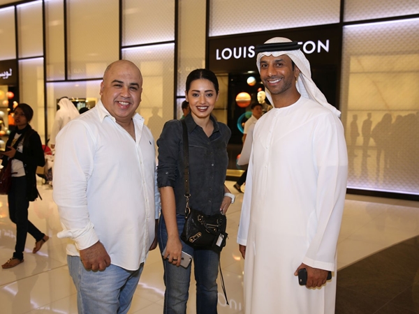 الشيخ منصور بن محمد بن راشد ال مكتوم وفايز السعيد احتفلا مع هوبلو الشرق الاوسط في دبي