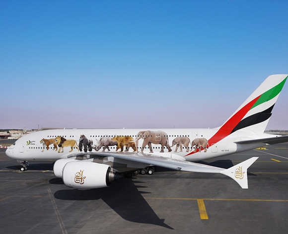 طن من الطلاء لمنح طائرة Airbus A380 حلة جديدة