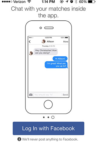 تطبيق Tinder للمواعدة