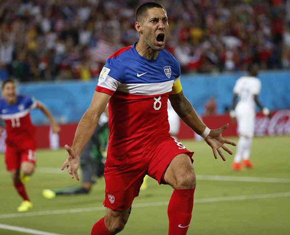 كلينت ديمبسي يسجل أسرع هدف في كأس العالم 2014 في البرازيل