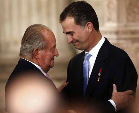 حفل تنصيب الامير فيليب ملكاً على اسبانيا 