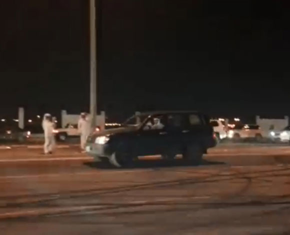 تفحيط خطير في احد شوارع قطر... بالفيديو
