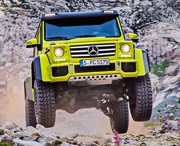 "مرسيدس G500 4x4²" تفاجئ العالم بجبروتها