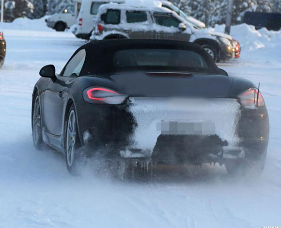 صور تجسسية لسيارة بورش بوكستر GTS 2014