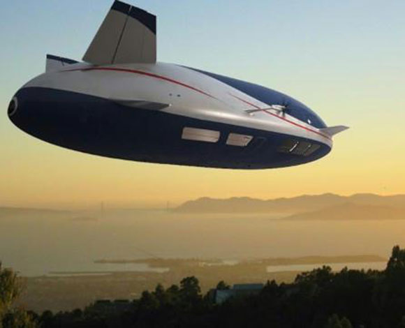 منطاد سيغير مستقبل الشحن الجوي في العالم ليتحول الى يخت طائر