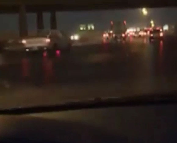 بالفيديو-  أغرب حادث مروري في السعودية