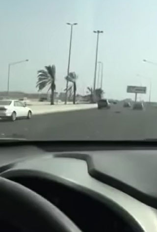 بالفيديو- أغرب حادث فيي السعودية !