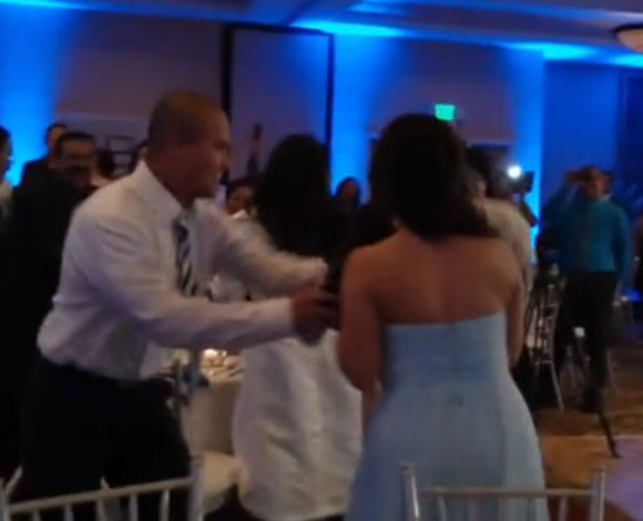 بالفيديو- حفل زفاف لن ينسى أبداً