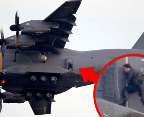 بالفيديو: هذا ما حدث مع "توم كروز" خلال تصوير Mission Impossible - المهمة المستحيلة