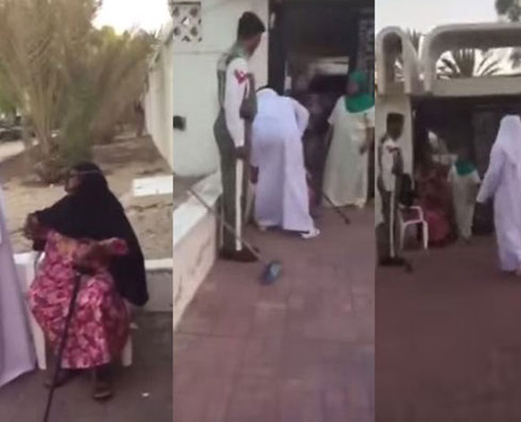 بالفيديو: لهذه الأسباب إعتذر شيخاً إماراتي من إمرأة مسنة!