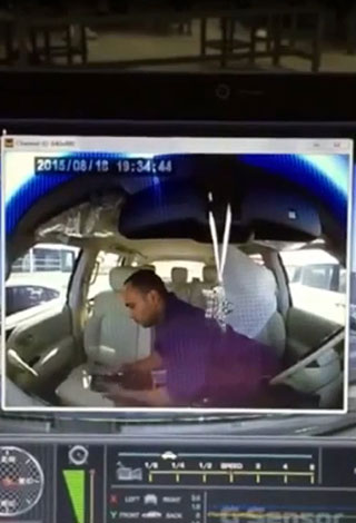 بالفيديو- سعودي عامل صيانة حاول يسرق سيارة سعودي