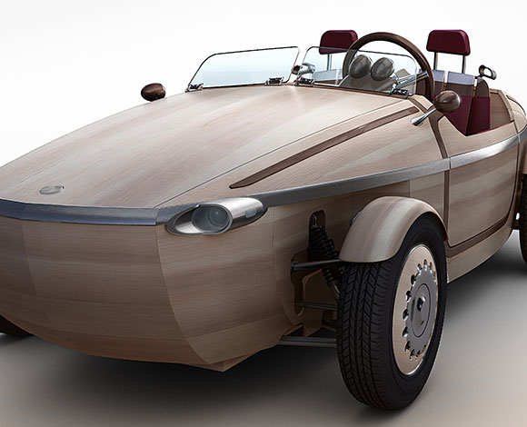 تويوتا تصنّع أول سيارة خشبية من دون مسامير