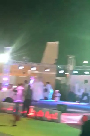 هل حقًا ضُرب منشد في الجوف .. فيديو
