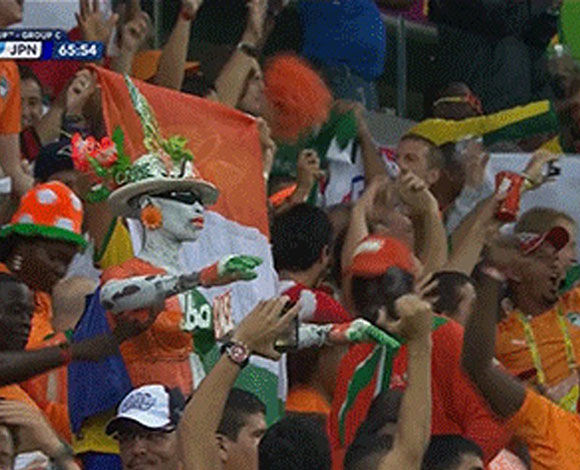 جنون المشجعين في كأس العالم