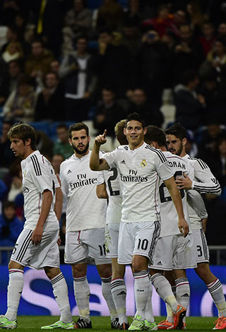 فوز سهل لريال مدريد على كورنيا في كأس اسبانيا