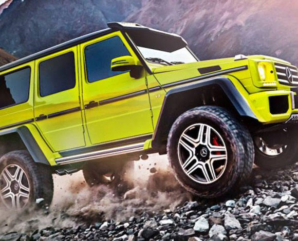 "مرسيدس G500 4x4²" تفاجئ العالم بجبروتها
