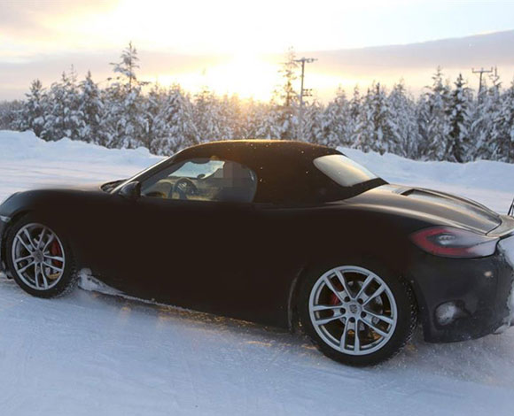 صور تجسسية لسيارة بورش بوكستر GTS 2014