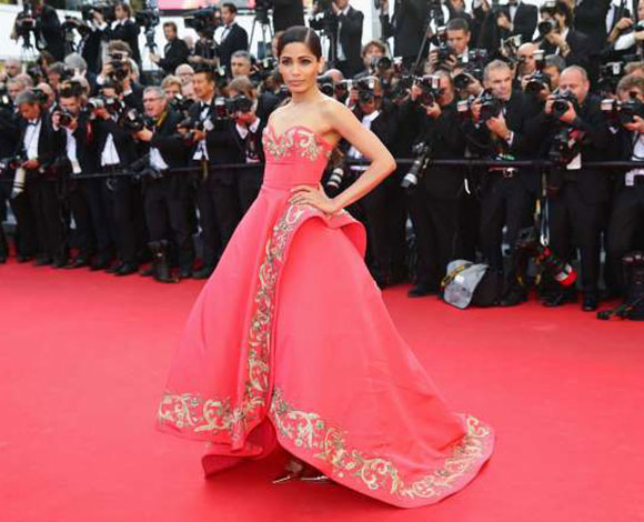 إطلالات حسناوات "بوليوود" في مهرجان "Cannes" تضاهي حسناوات "هوليوود" بالصور