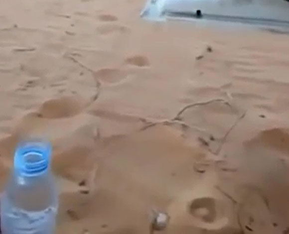 بالفيديو- عندما تتتجمد المياه في السعودية