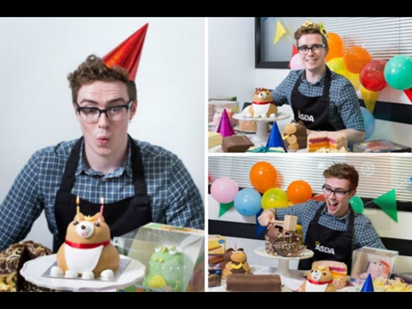 أعظم وظيفة في العالم .. يتناول الكعك طوال اليوم