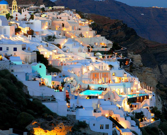 سانتوريني اليونانية في أجمل صورها