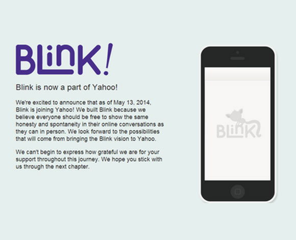 ياهو تستحوذ على Blink